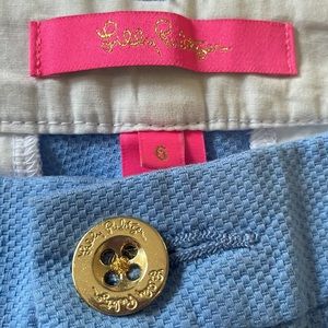 Lilly Pulitzer Callahan Stretch Blue Peri Shorts NWT Size 6
